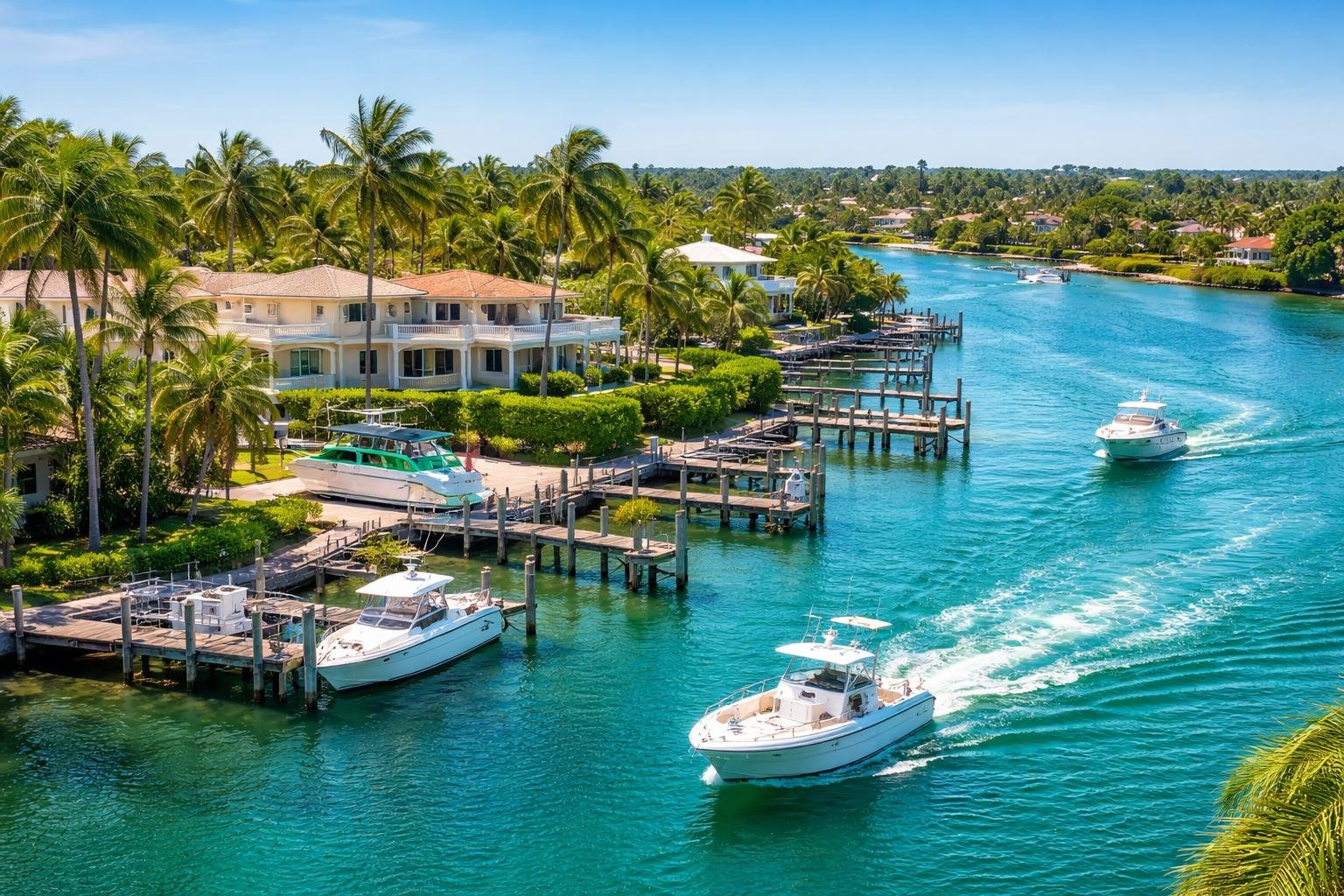 Tequesta waterfront boating lifestyle